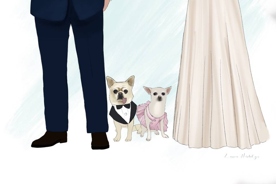 Ilustración a color realista