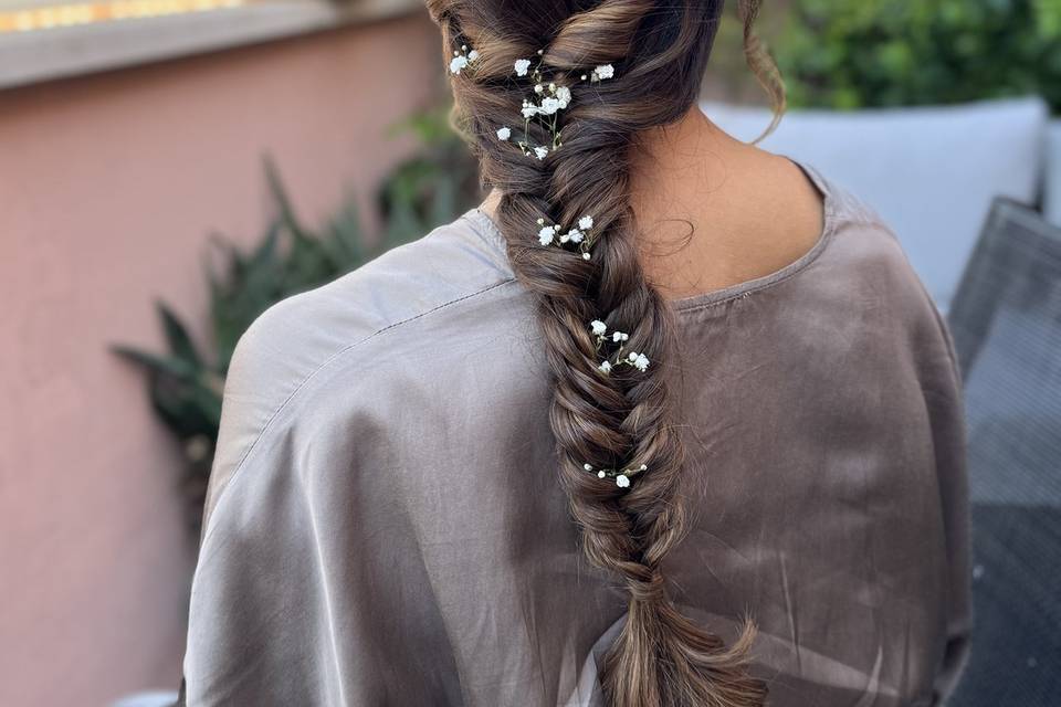 Trenza con paniculata