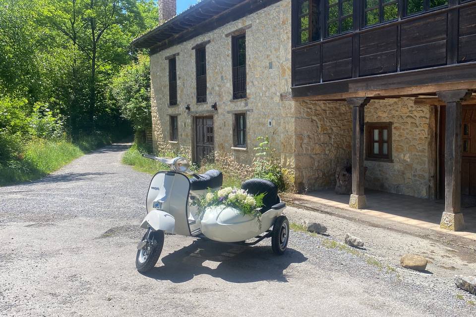 Vespa para decoración
