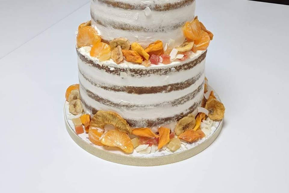 Tarta con fruta