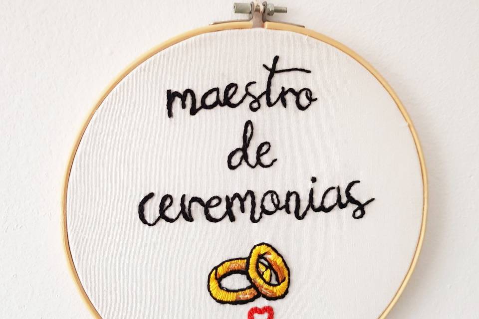 Bastidor maestro de ceremonias