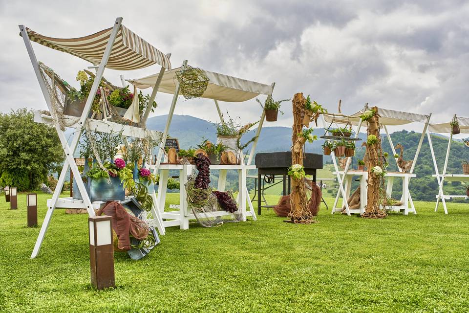 Ceremonia en el jardín