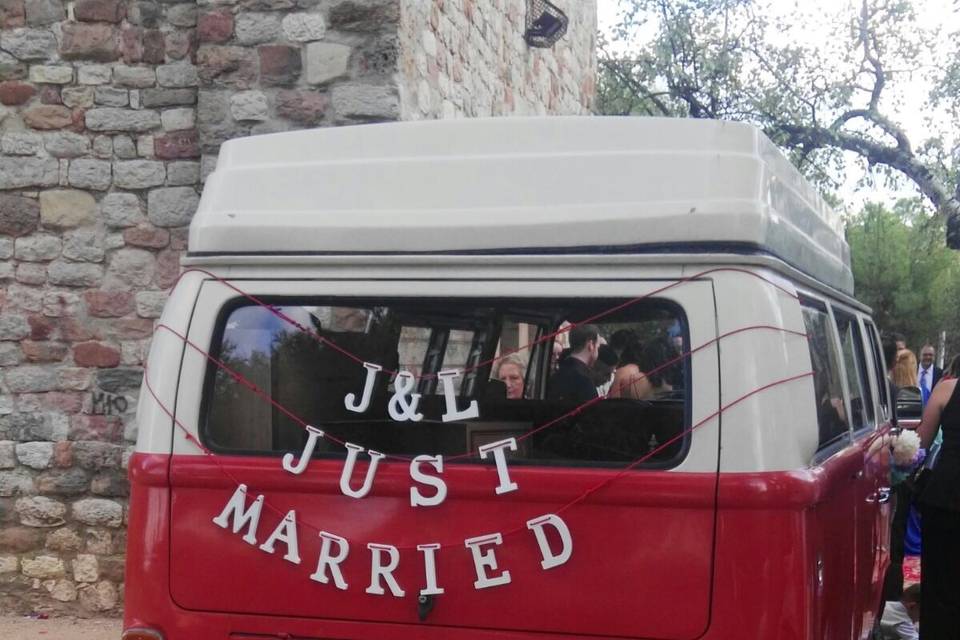Boda de J&L: Recién casados