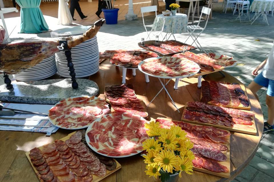 Mesa de ibericos