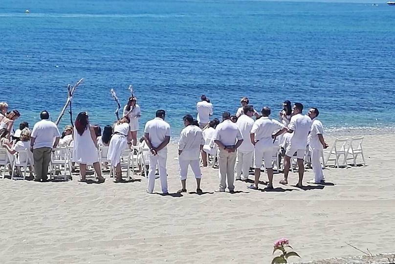 Boda en la playa