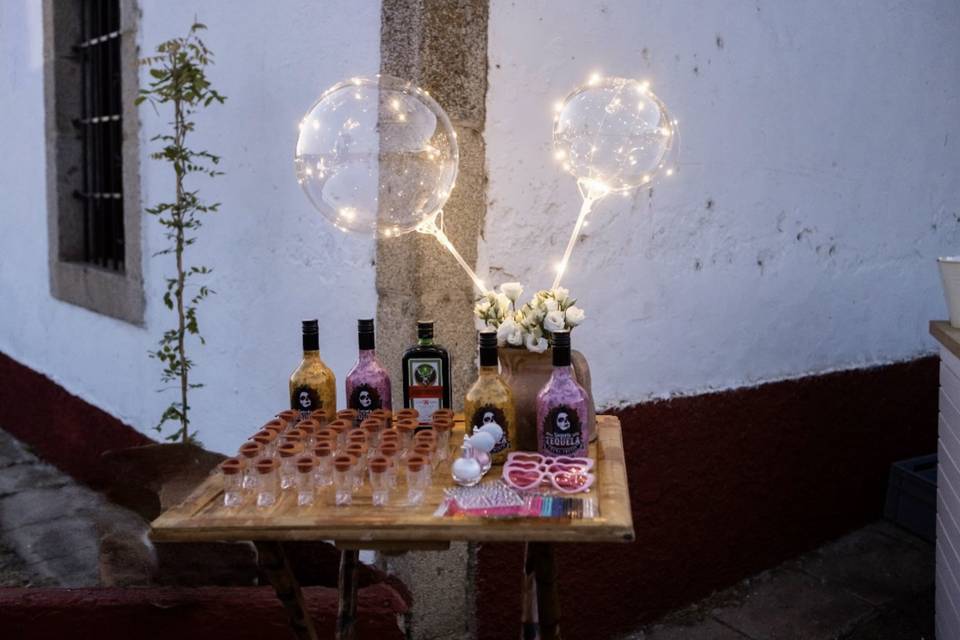 Mesa de chupitos