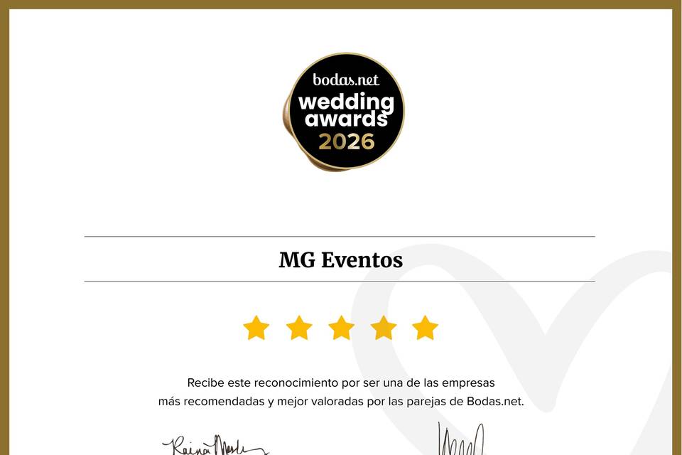 PREMIO BODAS.NET
