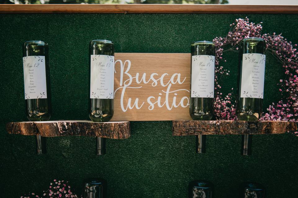 Tabla de asientos