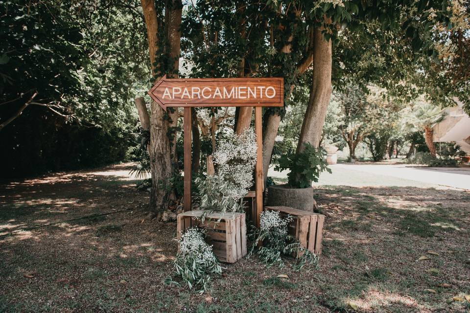 Señalización bodas