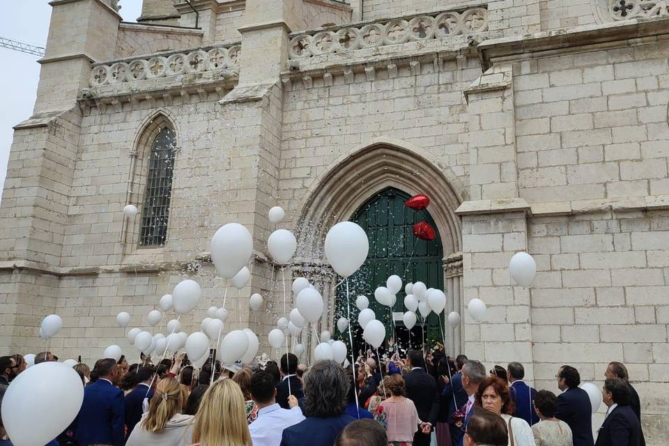 Suelta de globos