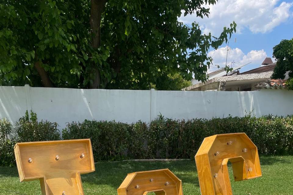 Inciales madera