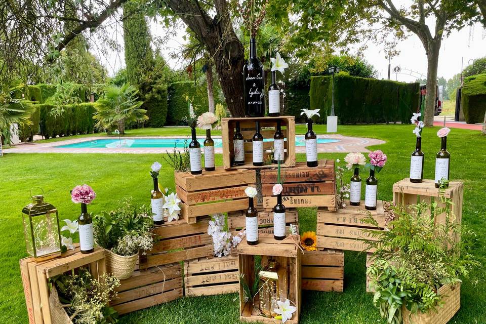 Sitting wine en Finca 3 Jotas