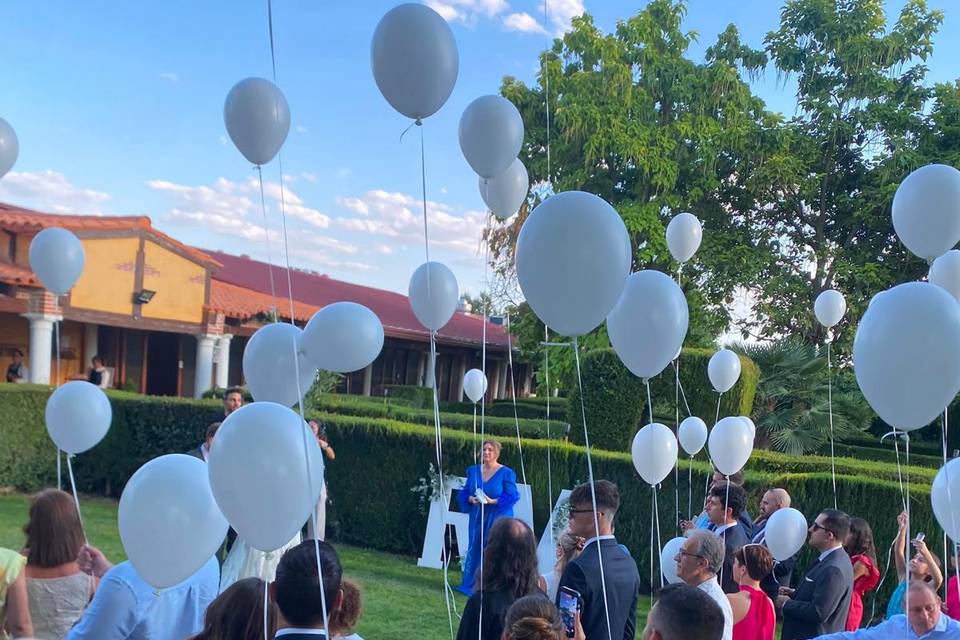 Suelta de globos