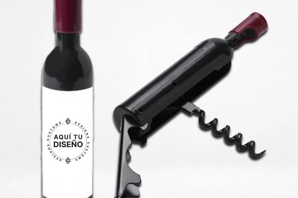 Abridor forma botella