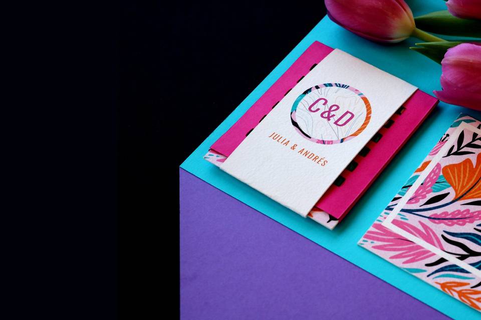 Invitación tarjeta extraíble