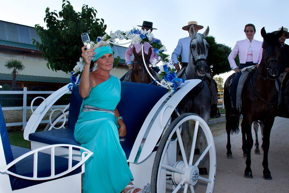 Novias en carruaje