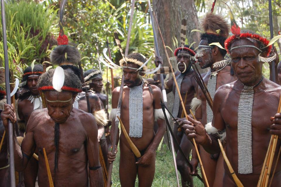 Guerreros Papúes en Papúa