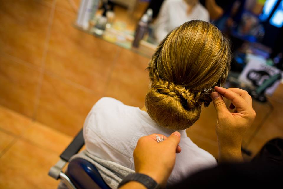 Coca con trenzas