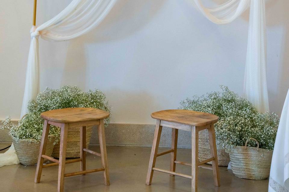 Decoración con arco