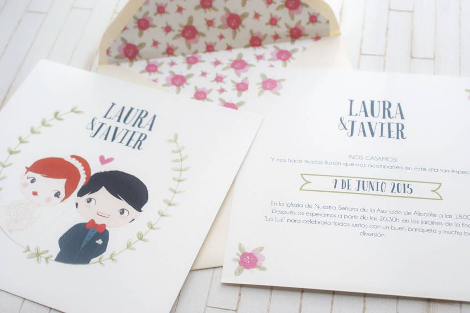 Invitación de boda 