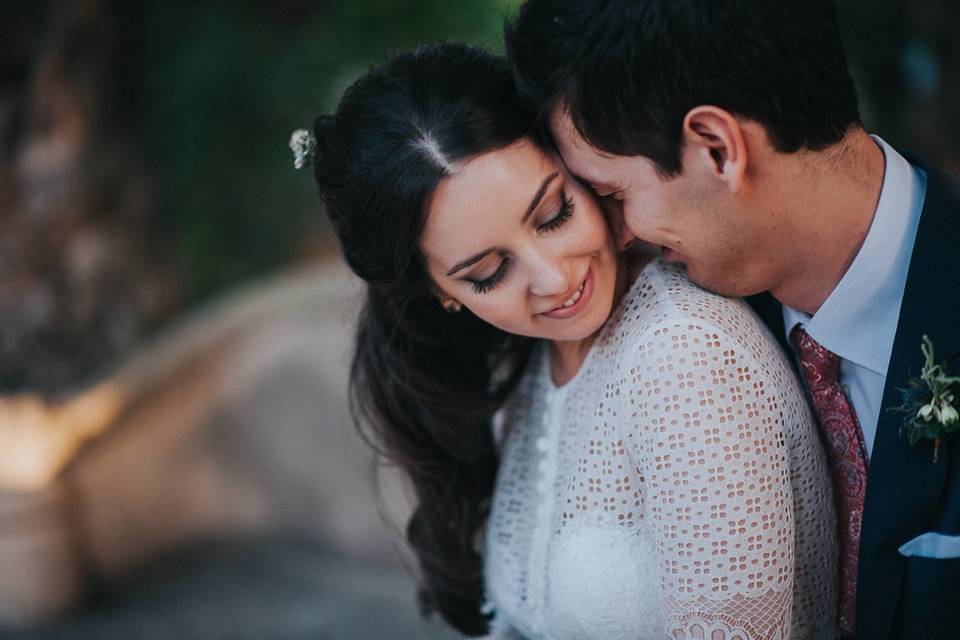 Prueba de maquillaje de novia