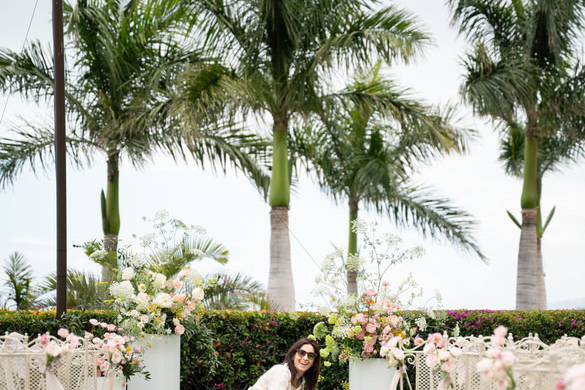 Arreglo floral para el altar