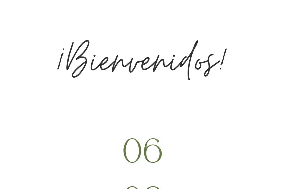 Cartelería de BIenvenida L&SS