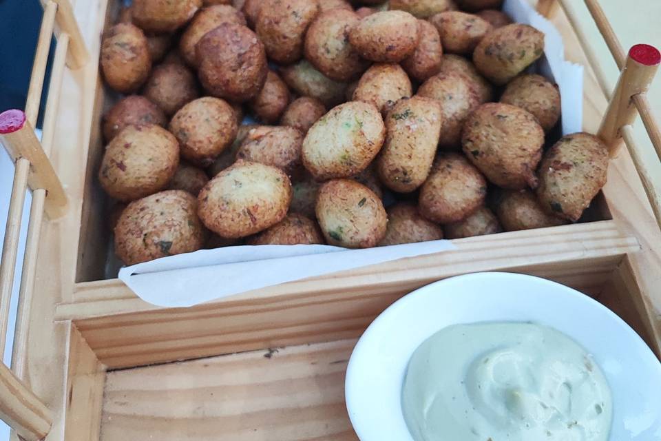 Buñuelos de bacalao