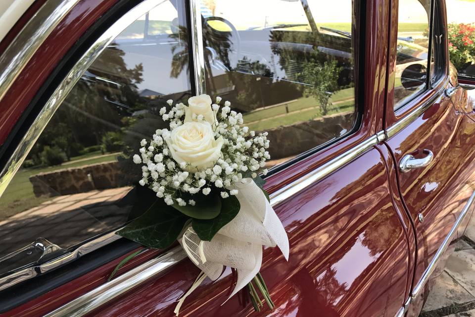 Detalle de arreglo floral