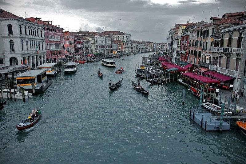 El gran canal de Venecia