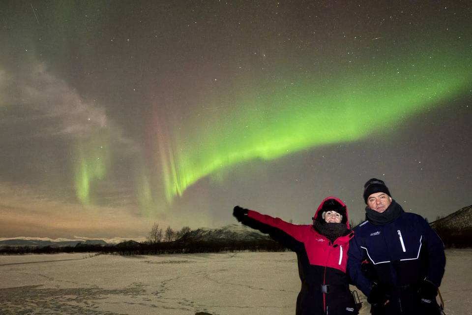 Auroras boreales en noruega