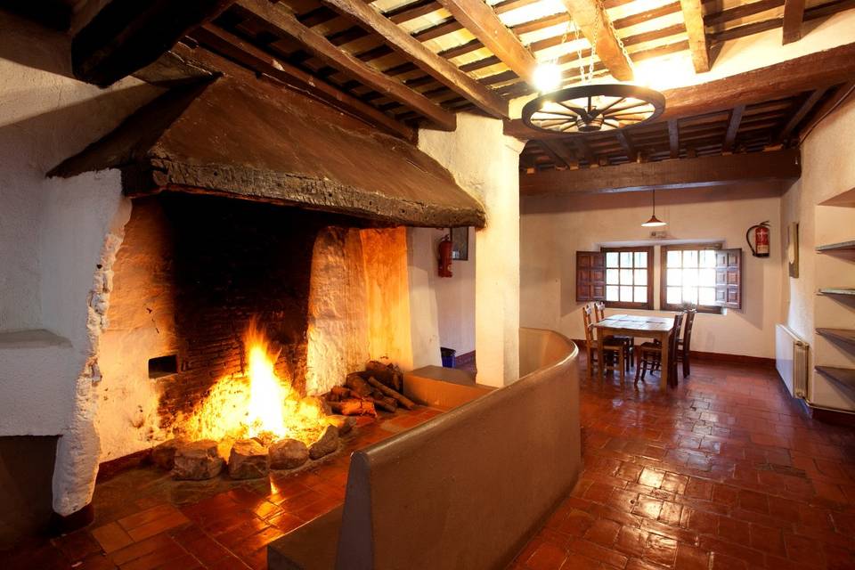 La sala de la chimenea