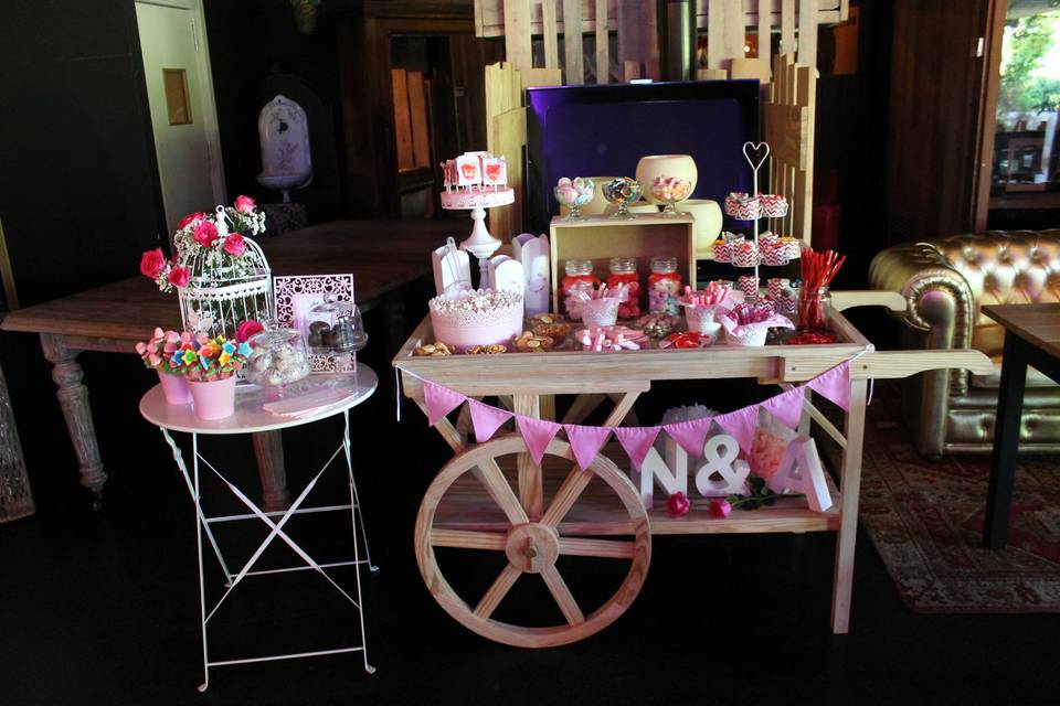 Carrito de candy bar