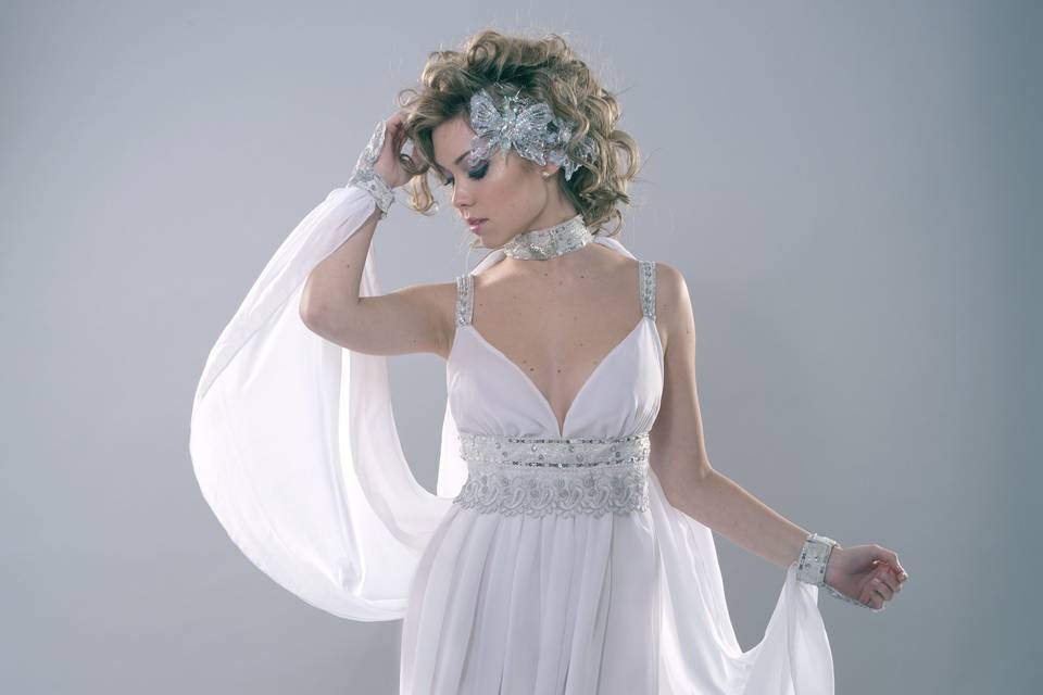 Vestido de novia de fantasía