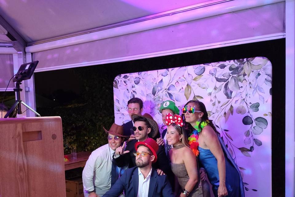 Fotomatón madera vintage