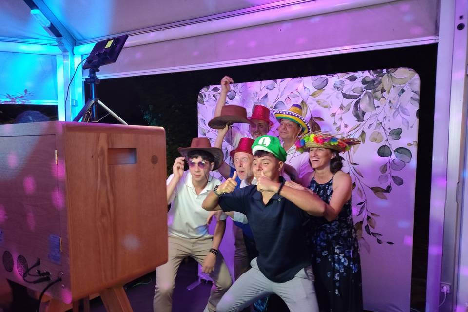 Fotomatón madera vintage