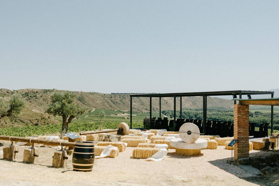 Guardaviñas para ceremonia