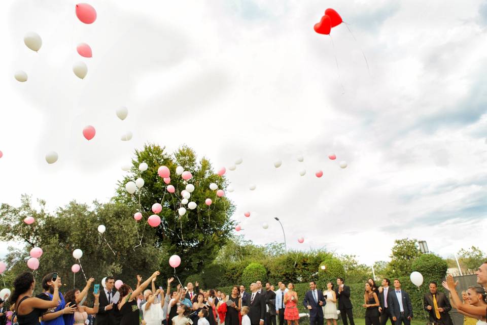 Suelta de globos