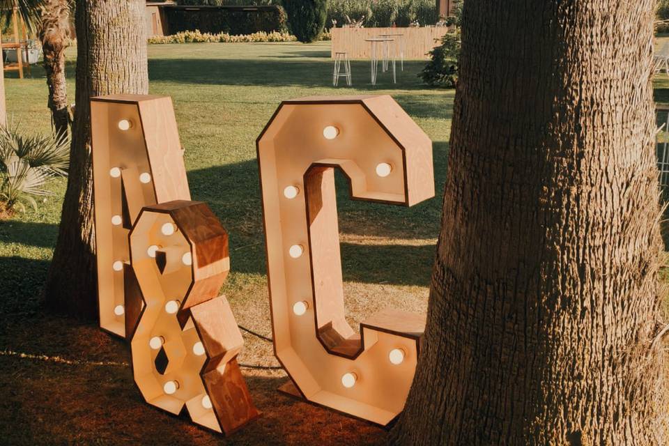 Letras luminosas