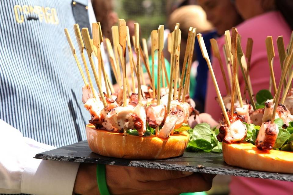 Pincho de pulpo