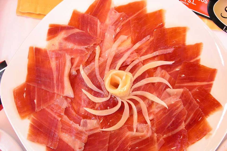 Plato de jamón