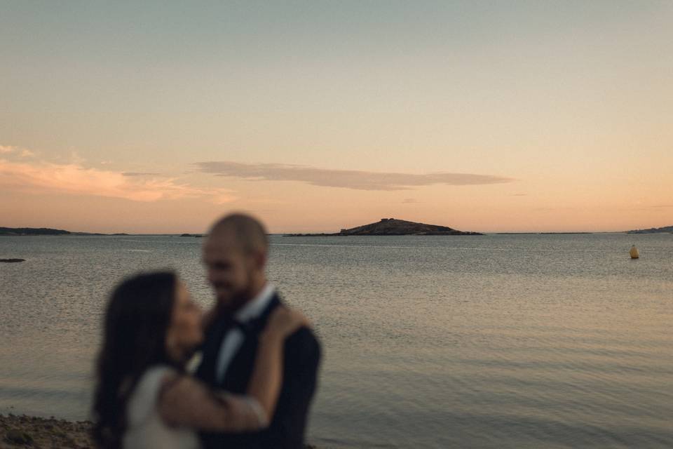 Postboda en la playa