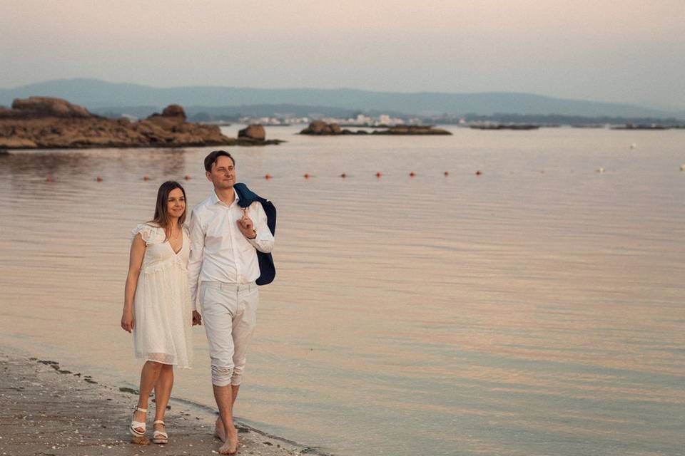 Preboda en la playa