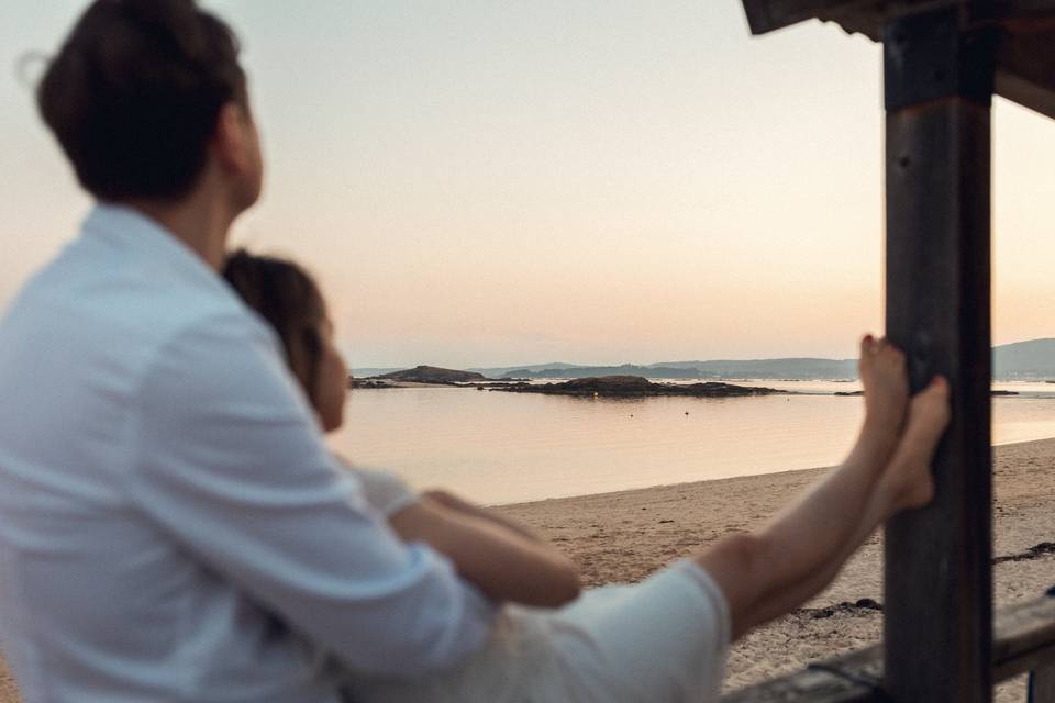 Preboda en la playa