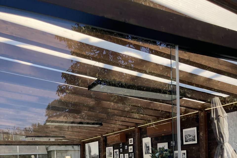 Terraza acristalada