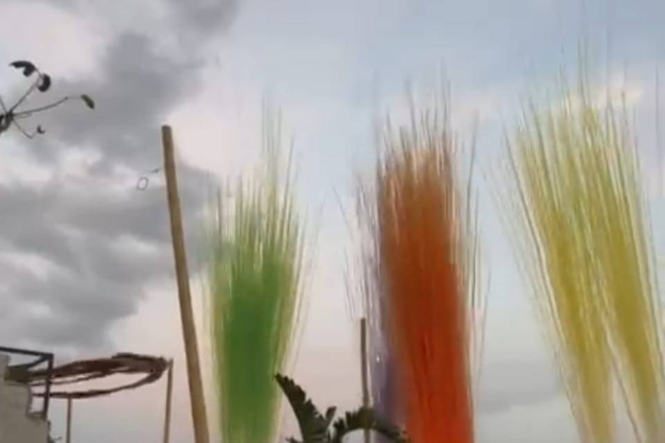 Pantalla de humo de colores