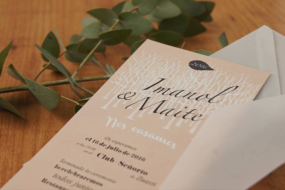 Invitación Leaf