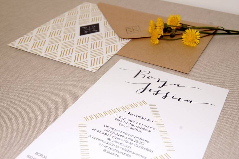 Invitación Boho