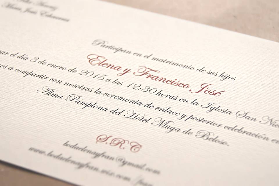 Invitación Stamp