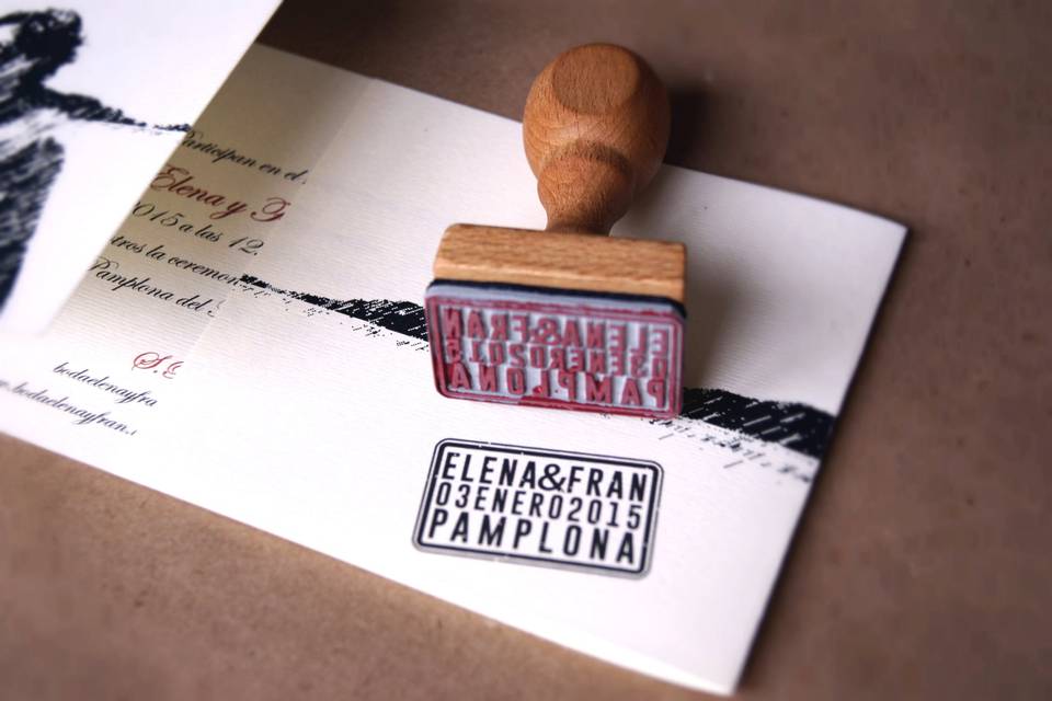 Invitación Stamp